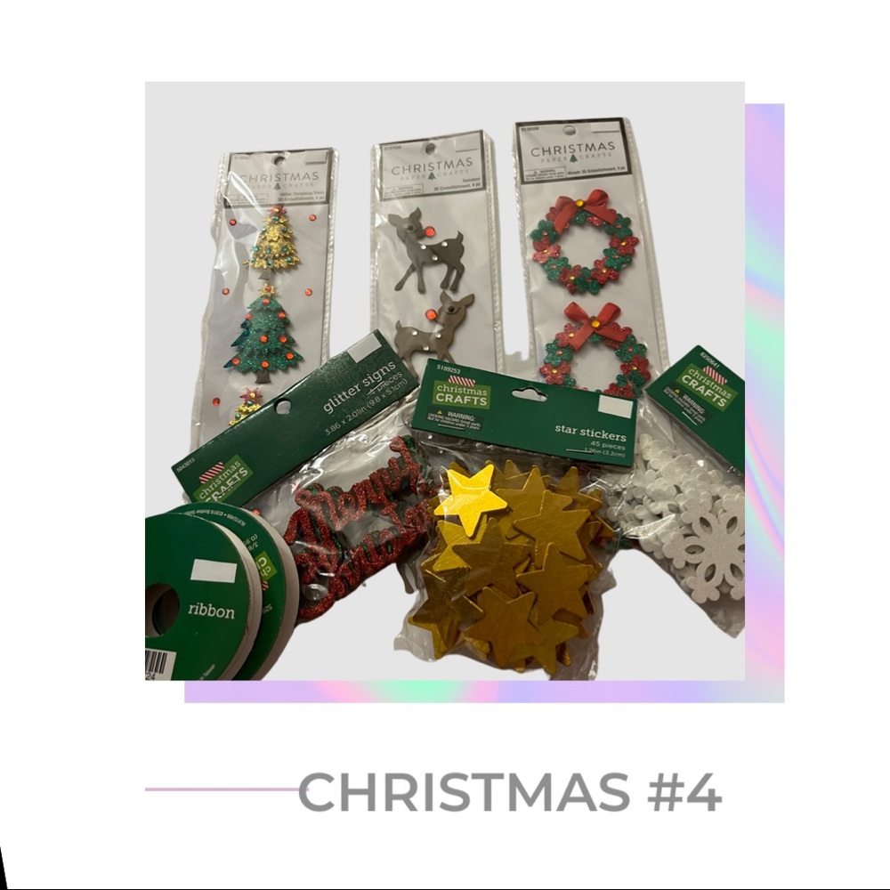 Christmas Sticker Bundle #4 for Scrapbooking & Paper Crafts
